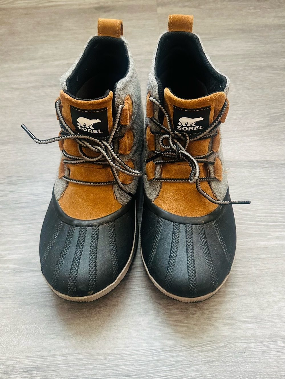 Sorel Brown, Black & Gray Women's Duck Boots
